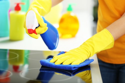 Screen-reader and keyboard-friendly Brockley carpet cleaners webpage layout