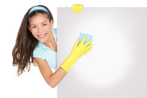 Brockley Carpet Cleaners technician working with safety equipment